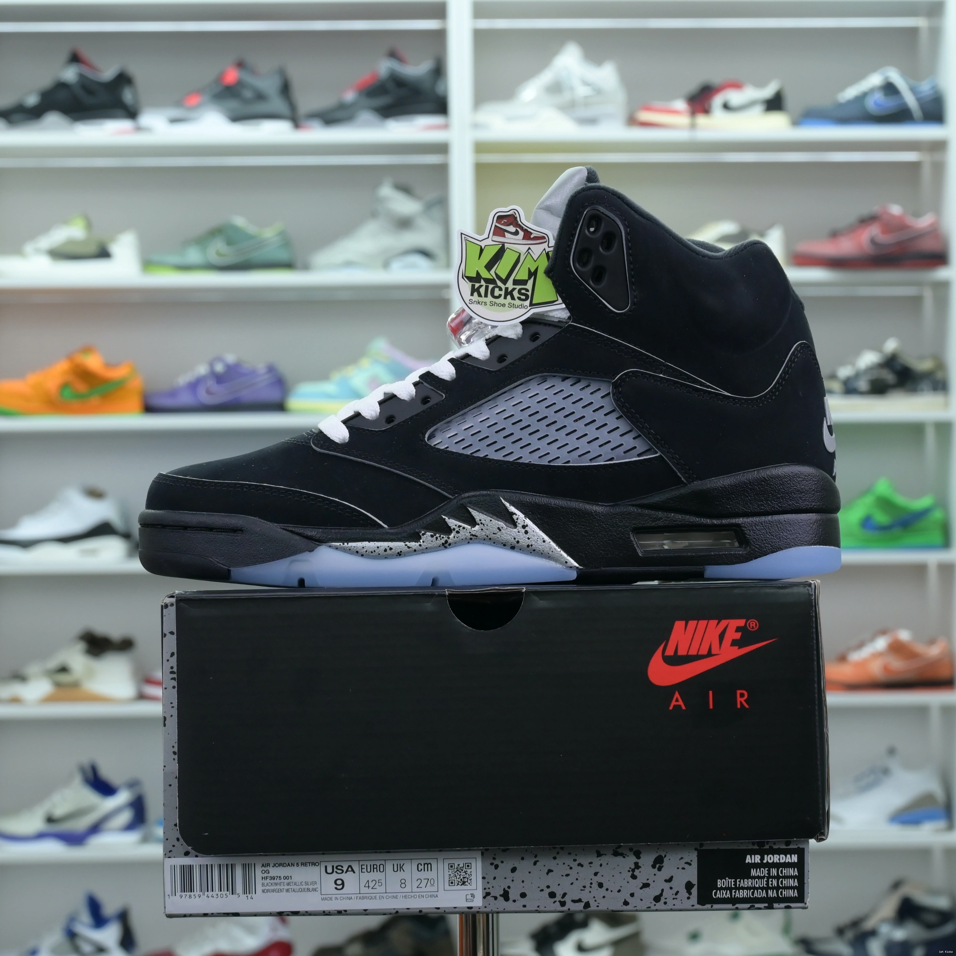 5“BLACK Kimikick Jordan 1856 REIMAGINED” Jordan AllSeason METALLIC Air 0113